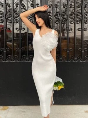 Big Rose Knitwear Dress