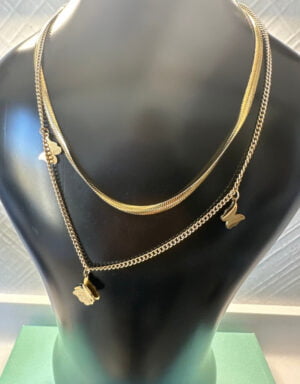 Gold Plated Stainless Steel Necklace