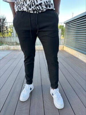 Men's Slim Fit Black Trousers