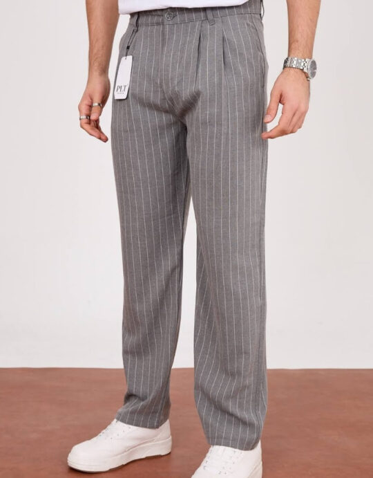 Men's Striped Classic Baggy Pants