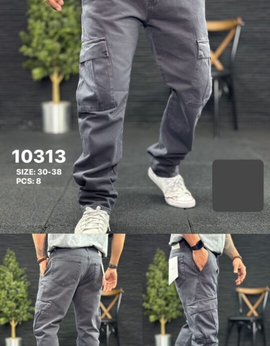 Men's Premium  Quality Designer Cargo Baggy Jeans Trousers