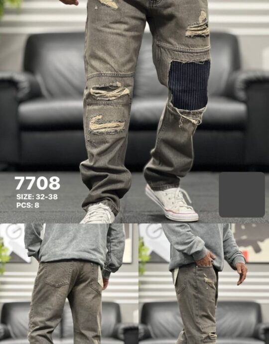 Men's Premium  Quality Designer Baggy Jeans Trousers