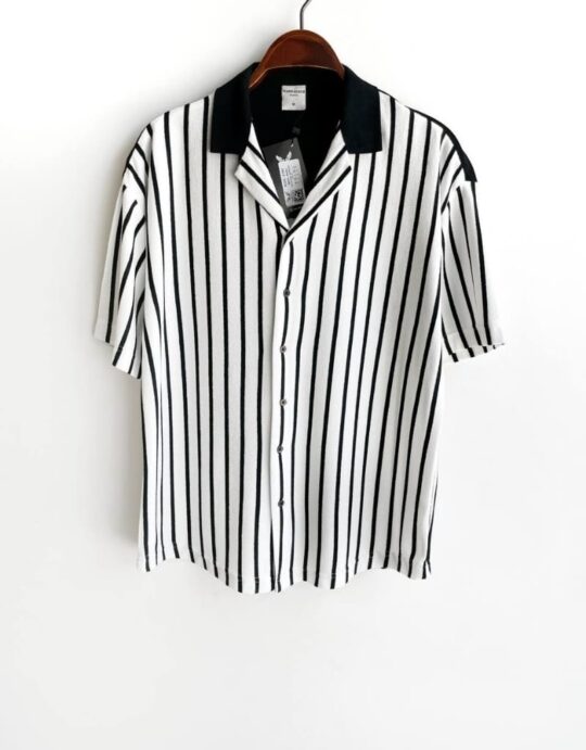 Men’s Premium Quality Short Sleeve Striped Shirt