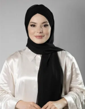 Premium Quality Triple Band Chiffon Bonnet Scarf