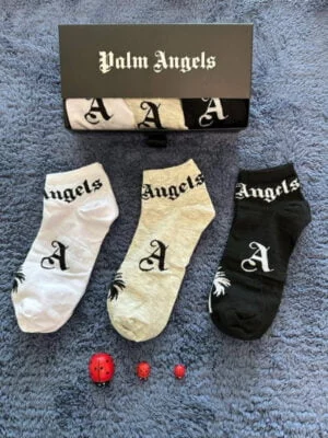 6 Pair Men's High Quality Short Designer Socks