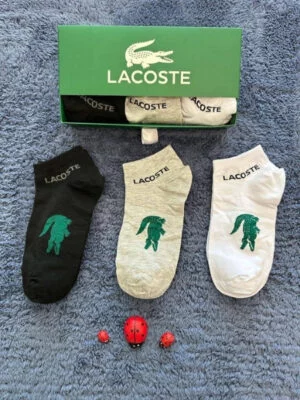 6 Pair Men's High Quality Short Designer Socks