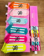 6 Pair Women’s High Quality Short Designer Socks