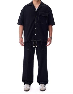 Oversize Premium Quality Short Sleeve Shirt Set