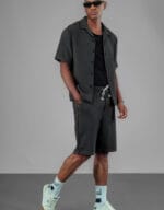 Premium Quality Short Sleeve Linen Shirt Set