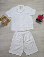 Premium Quality Short Sleeve Linen Shirt Set