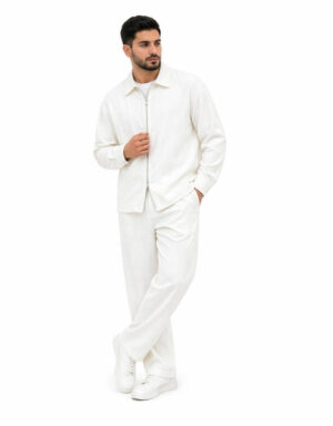Double Zipper Top and Down Linen Set