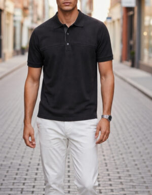 Polo Neck T-Shirt